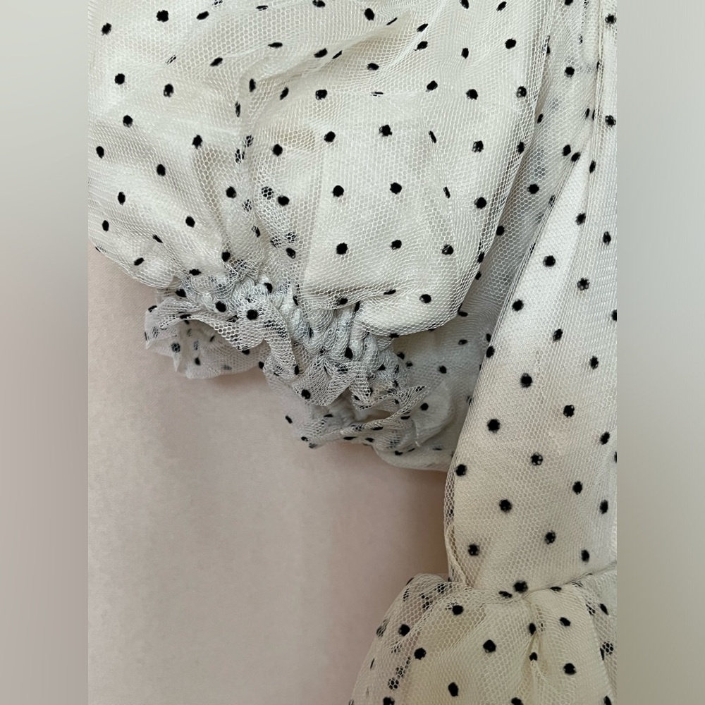 JOYFOLIE Polka Dot Glenn Babydoll Dress - Picture 10 of 14
